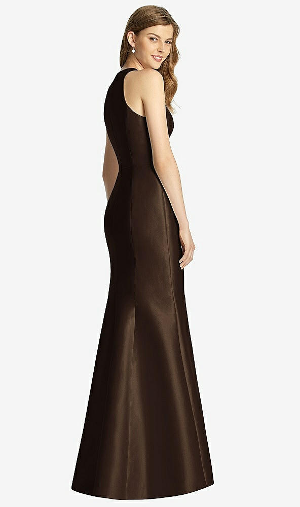 Back View - Espresso Bella Bridesmaid Dress BB121
