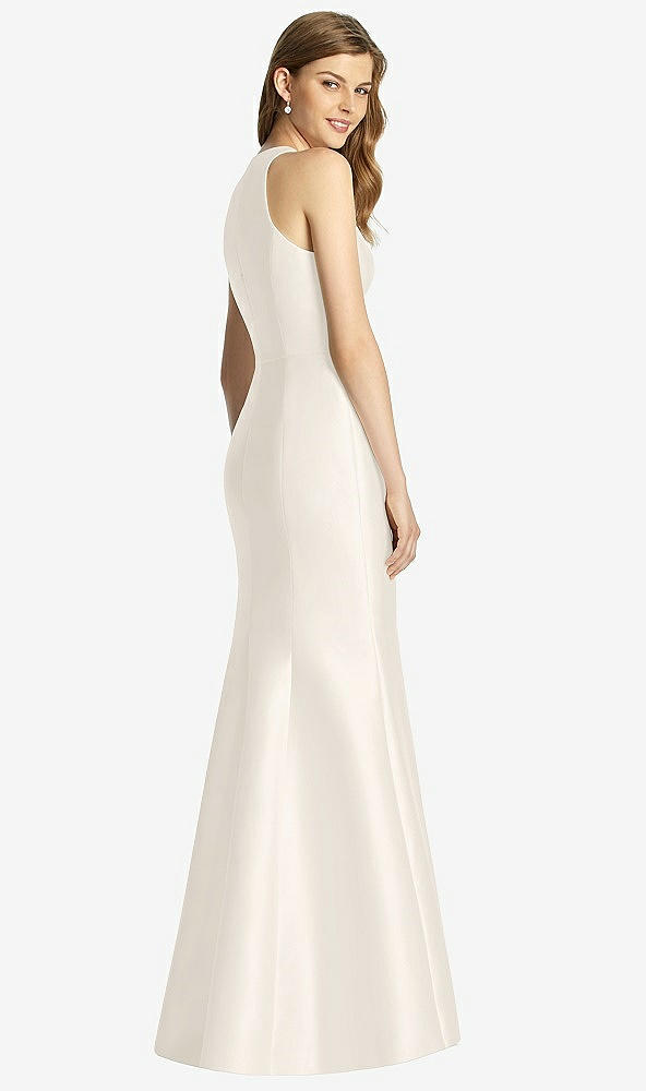 Back View - Ivory Bella Bridesmaid Dress BB121