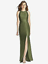 Front View Thumbnail - Olive Green Bella Bridesmaid Dress BB121