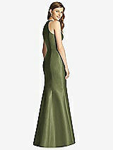 Rear View Thumbnail - Olive Green Bella Bridesmaid Dress BB121