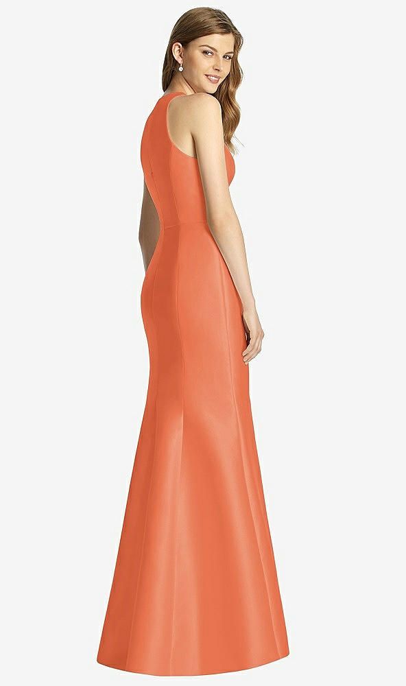 Back View - Portofino Orange Bella Bridesmaid Dress BB121