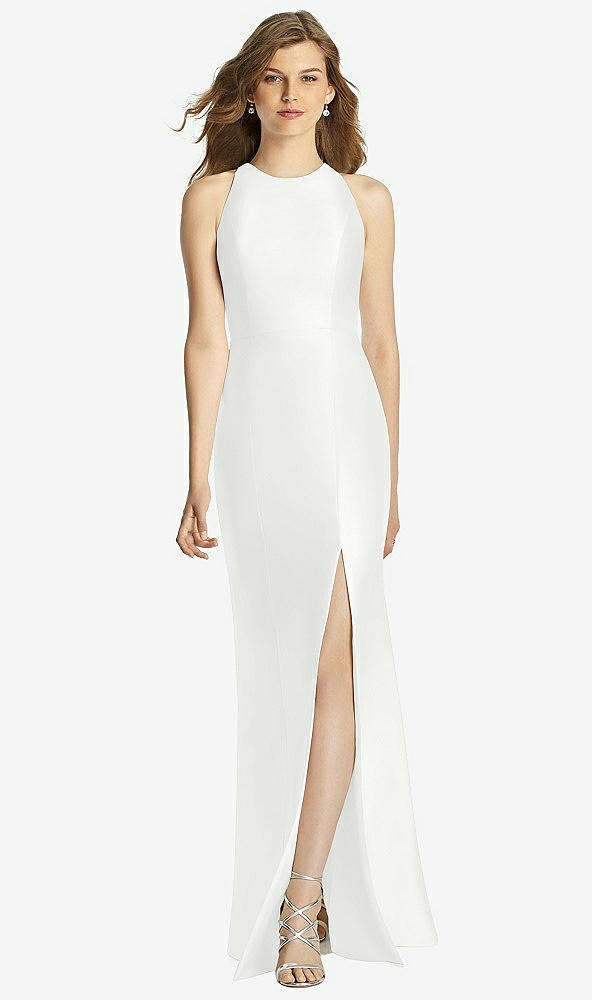 Front View - White Bella Bridesmaid Dress BB121