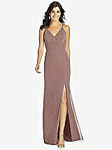 Front View Thumbnail - Sienna Criss Cross Back Mermaid Wrap Dress