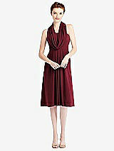 Alt View 7 Thumbnail - Cabernet Loop Convertible Midi Dress