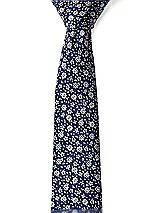 Side View Thumbnail - Sofia Blue/cloudy/blush Arnit Floral Jacquard Modern Necktie