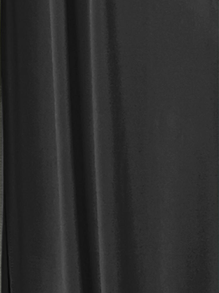 Front View - Black Lux Jersey Fabric by the yard