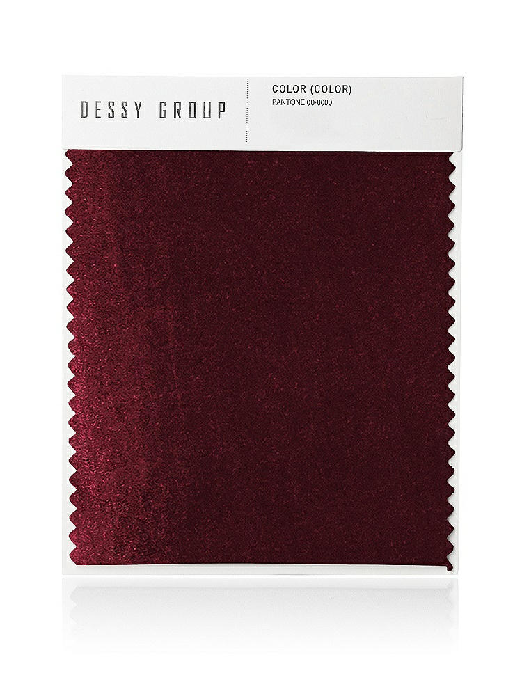 Front View - Cabernet Lux Velvet Swatch