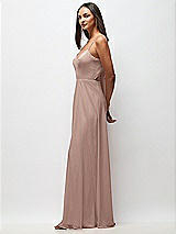 Side View Thumbnail - Neu Nude Tie-Back Cutout Maxi Dress with Front Slit