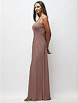 Side View Thumbnail - Sienna Tie-Back Cutout Maxi Dress with Front Slit