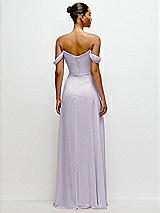 Rear View Thumbnail - Moondance Off-the-Shoulder Draped Neckline Maxi Dress