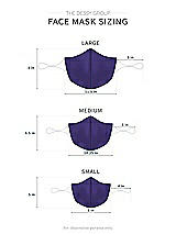 Alt View 1 Thumbnail - Grape Satin Twill Reusable Face Mask