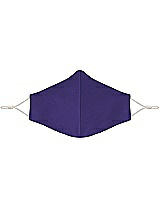 Front View Thumbnail - Grape Satin Twill Reusable Face Mask