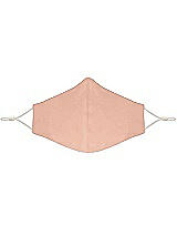 Front View Thumbnail - Pale Peach Crepe Reusable Face Mask