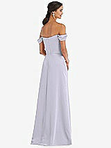 Alt View 3 Thumbnail - Silver Dove Draped Pleat Off-the-Shoulder Maxi Dress