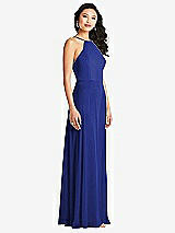 Side View Thumbnail - Cobalt Blue Bella Bridesmaids Dress BB129