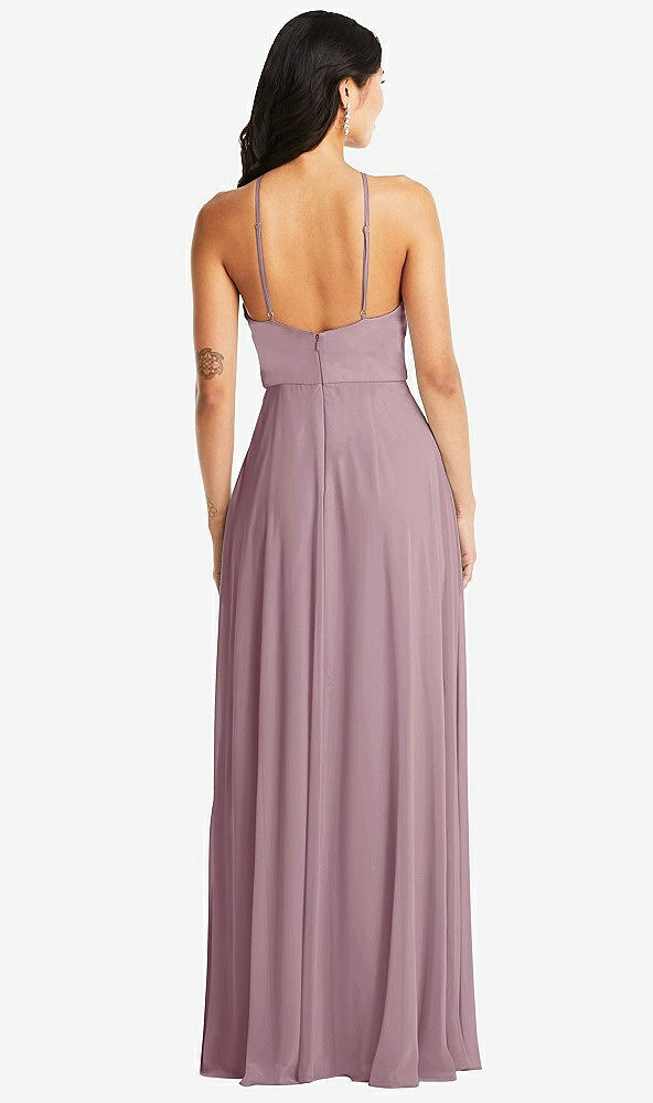 Back View - Dusty Rose Bella Bridesmaids Dress BB129