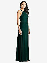 Side View Thumbnail - Evergreen Bella Bridesmaids Dress BB129