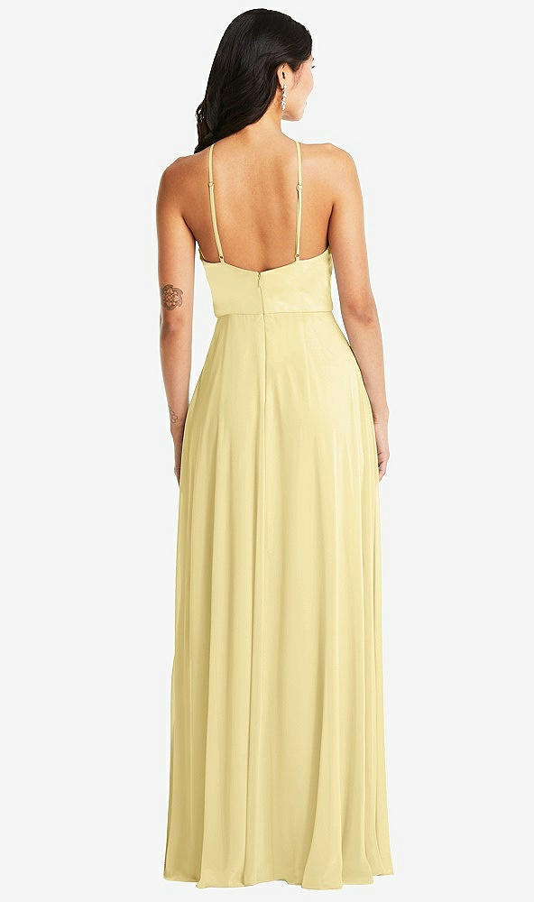 Back View - Pale Yellow Bella Bridesmaids Dress BB129