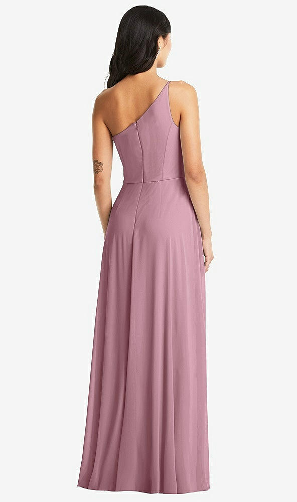 Back View - Dusty Pink Bella Bridesmaids Dress BB130