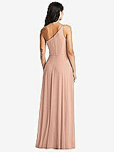 Rear View Thumbnail - Pale Peach Bella Bridesmaids Dress BB130