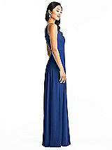 Side View Thumbnail - Classic Blue Bella Bridesmaids Dress BB130