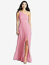 Front View Thumbnail - Peony Pink Bella Bridesmaids Dress BB130