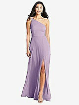 Front View Thumbnail - Pale Purple Bella Bridesmaids Dress BB130