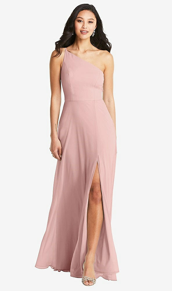 Front View - Rose - PANTONE Rose Quartz Bella Bridesmaids Dress BB130