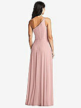 Rear View Thumbnail - Rose - PANTONE Rose Quartz Bella Bridesmaids Dress BB130