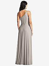 Rear View Thumbnail - Taupe Bella Bridesmaids Dress BB130