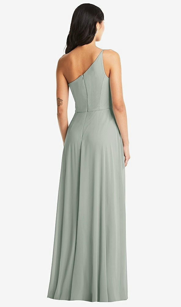 Back View - Willow Green Bella Bridesmaids Dress BB130