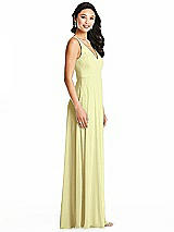 Side View Thumbnail - Butter Yellow Bella Bridesmaids Dress BB131