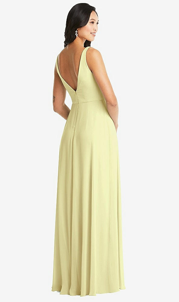 Back View - Butter Yellow Bella Bridesmaids Dress BB131