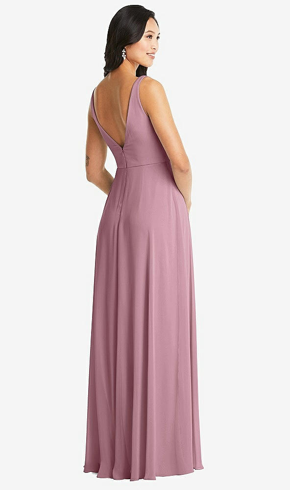 Back View - Dusty Pink Bella Bridesmaids Dress BB131