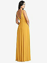 Rear View Thumbnail - NYC Yellow Bella Bridesmaids Dress BB131