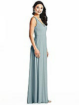 Side View Thumbnail - Morning Sky Bella Bridesmaids Dress BB131