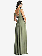 Rear View Thumbnail - Sage Bella Bridesmaids Dress BB131