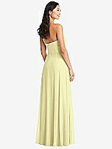 Rear View Thumbnail - Butter Yellow Bella Bridesmaids Dress BB132