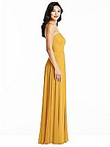 Side View Thumbnail - NYC Yellow Bella Bridesmaids Dress BB132