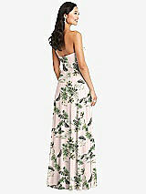 Rear View Thumbnail - Palm Beach Print Bella Bridesmaids Dress BB132