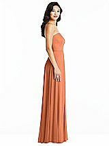 Side View Thumbnail - Sweet Melon Bella Bridesmaids Dress BB132