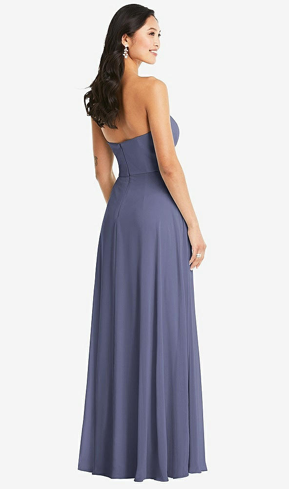 Back View - French Blue Bella Bridesmaids Dress BB132