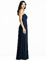 Side View Thumbnail - Midnight Navy Bella Bridesmaids Dress BB132