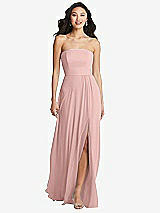 Front View Thumbnail - Rose - PANTONE Rose Quartz Bella Bridesmaids Dress BB132