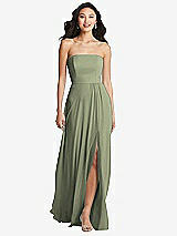 Front View Thumbnail - Sage Bella Bridesmaids Dress BB132