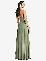 Rear View Thumbnail - Sage Bella Bridesmaids Dress BB132