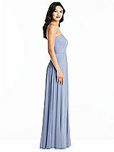 Side View Thumbnail - Sky Blue Bella Bridesmaids Dress BB132