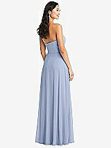 Rear View Thumbnail - Sky Blue Bella Bridesmaids Dress BB132