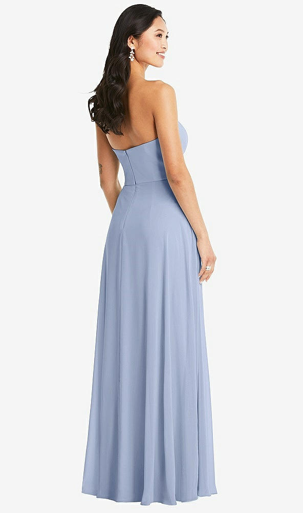 Back View - Sky Blue Bella Bridesmaids Dress BB132