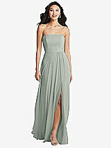 Front View Thumbnail - Willow Green Bella Bridesmaids Dress BB132